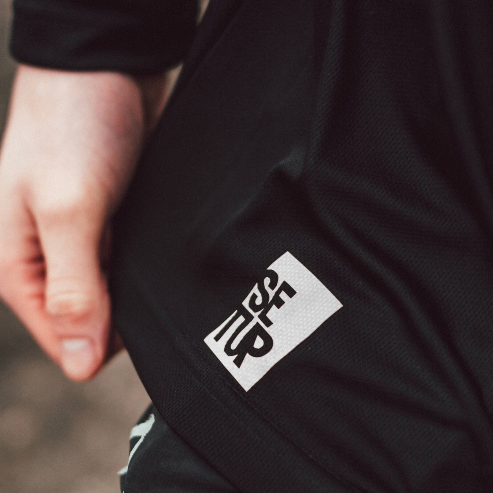 Setup® Descend Maglia MTB - Top da mountain bike FastDry a maniche lunghe nero foto 2