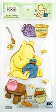 Jolee's Boutique Sticker Collage Disney Classic Pooh & Honeypot Collection