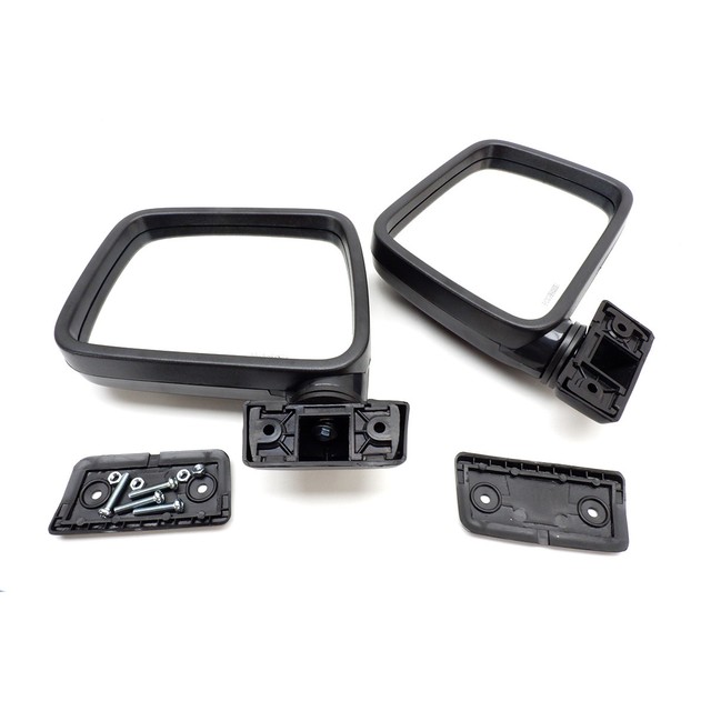 Pair Wing Side Mirror Black For Isuzu Holden Tfr Pickup Rodeo 1992 93