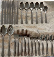 18/0 Stainless, China, Rope Edge silverware s...