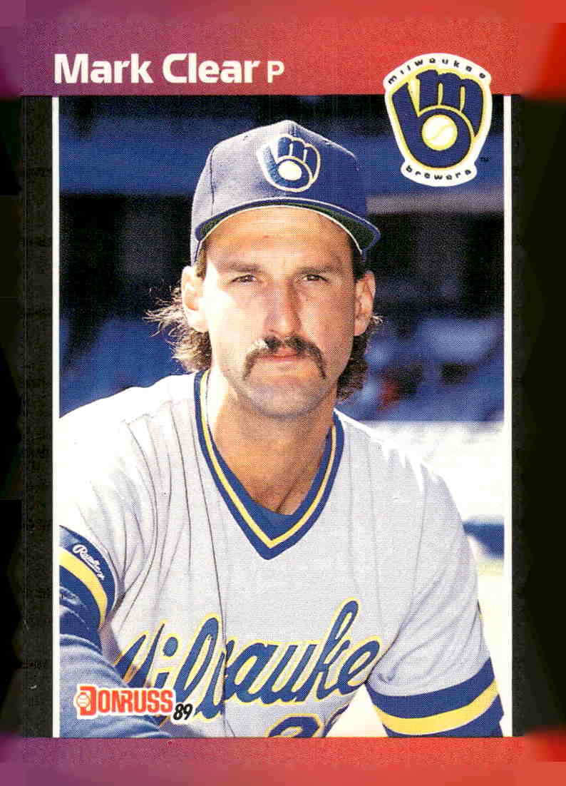 1989 Donruss #528 Mark Clear
