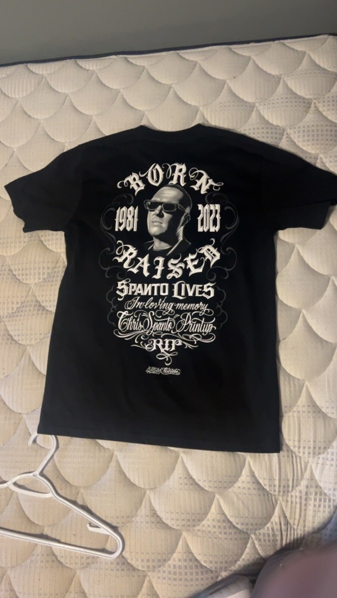 BORNxRAISED*SPANTO LIVES*COLLAB W/MISTER CARTOON*M T-SHIRT*BRAND