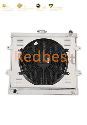 945 3 Row Radiator+Shroud+Fan For Toyota 1984-1995 4Runner Pickup 2.4L ...