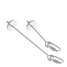 Bird Holder Stainless Steel Fruit Treat Skewer with Metal Hook 5 In 8 In