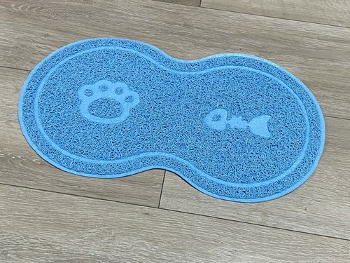 Alfombra de alimentación para mascotas perros cachorros gatos almohadilla linda cama de PVC tazón de comida mantel Reino Unido - Imagen 64 de 71