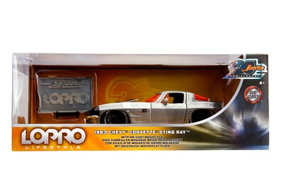 JADA TOYS 20th ANNIVERSARY LOPRO 1963 CHEVROLET CORVETTE STING RAY