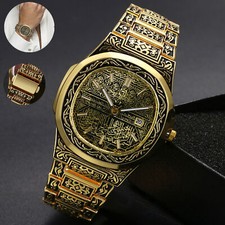 Men's Business Watch Stainless Steel Quartz Analog Date Waterproof Classic Wrist