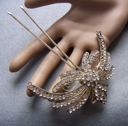 ANTIQUE HAIR COMB -  NO US IMPORT FEES - Foto 7 di 12