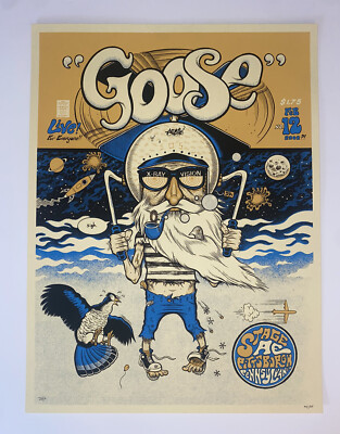 Goose The Band Concert Poster Stage AE Pittsburgh 2022 Silkscreen