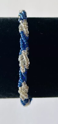 Ilde Idde de Yemaya IFA Yoruba Pulsera de Santeria / Yemaya 3 Thread Bracelet