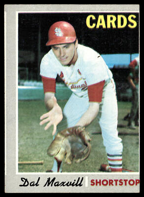 1970 Topps Dal Maxvill #503 St. Louis Cardinals