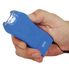 Runt 80 Million Volt stun Gun LED Flashlight & Disable Pin - Blue