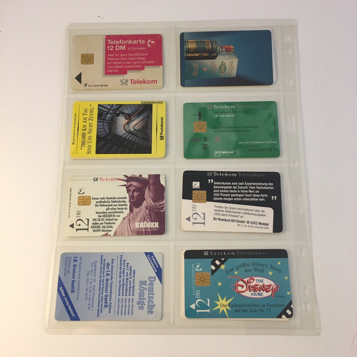 VTG 90s European Telephone Card Collection : GB, Germany, Ireland
