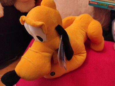 Disney Pluto mit Sound - liegend - 47cm - Original - NEU
