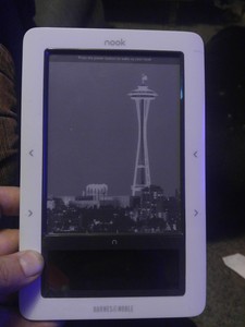 Barnes Noble Nook White 1 3gb Wifi Ereader Tablet B9164 Very