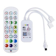 LED RGB Strip Light WiFi Smart Controller 5V 12V 24V APP 24 Keys Remote 2 output