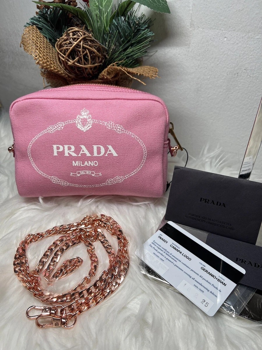 Prada sling cheap bag with pouch