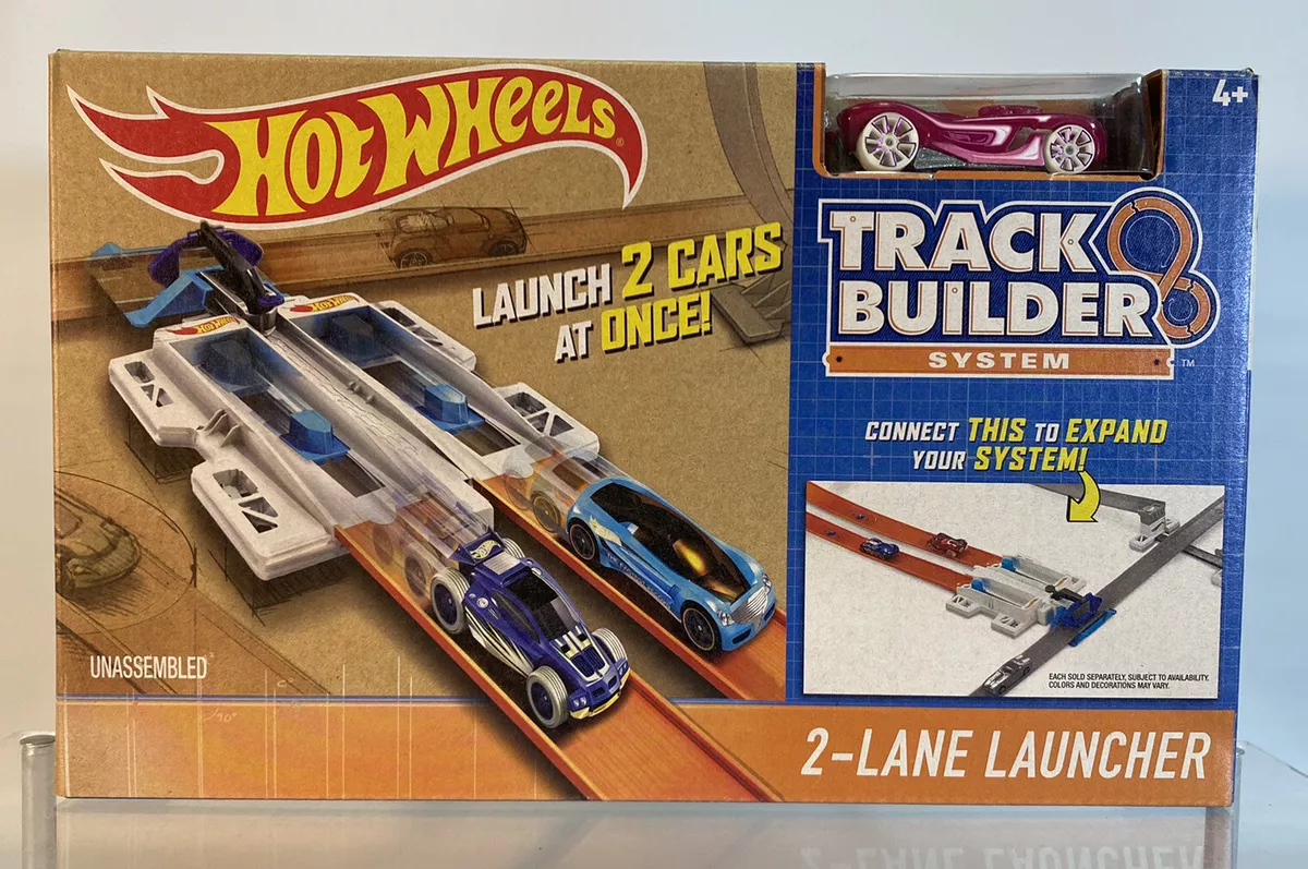 Hot wheels 2 lane launcher hotsell