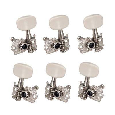 6x Saiten Tuner Stimmgeräte Metall 3L3R E-Folk Gitarre Saitenknopf