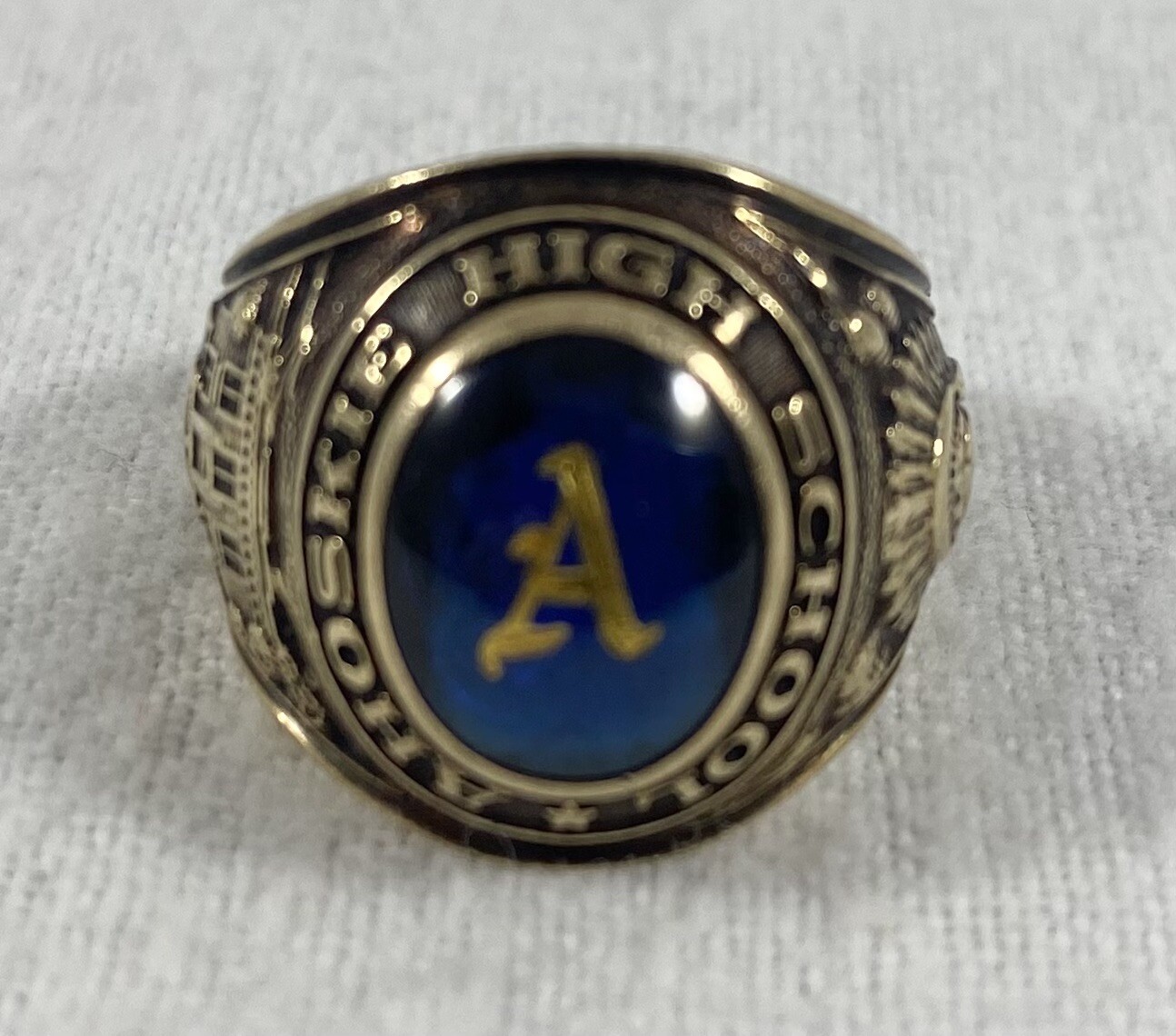 Vintage 1962 10K Gold Ahoskie High School Ring 9.2 Grams Size 6 eBay