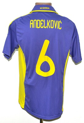 MARIBOR SLOVENIA 2011/2012 HOME FOOTBALL SHIRT ANDELKOVIC 6 SIZE M ADULT