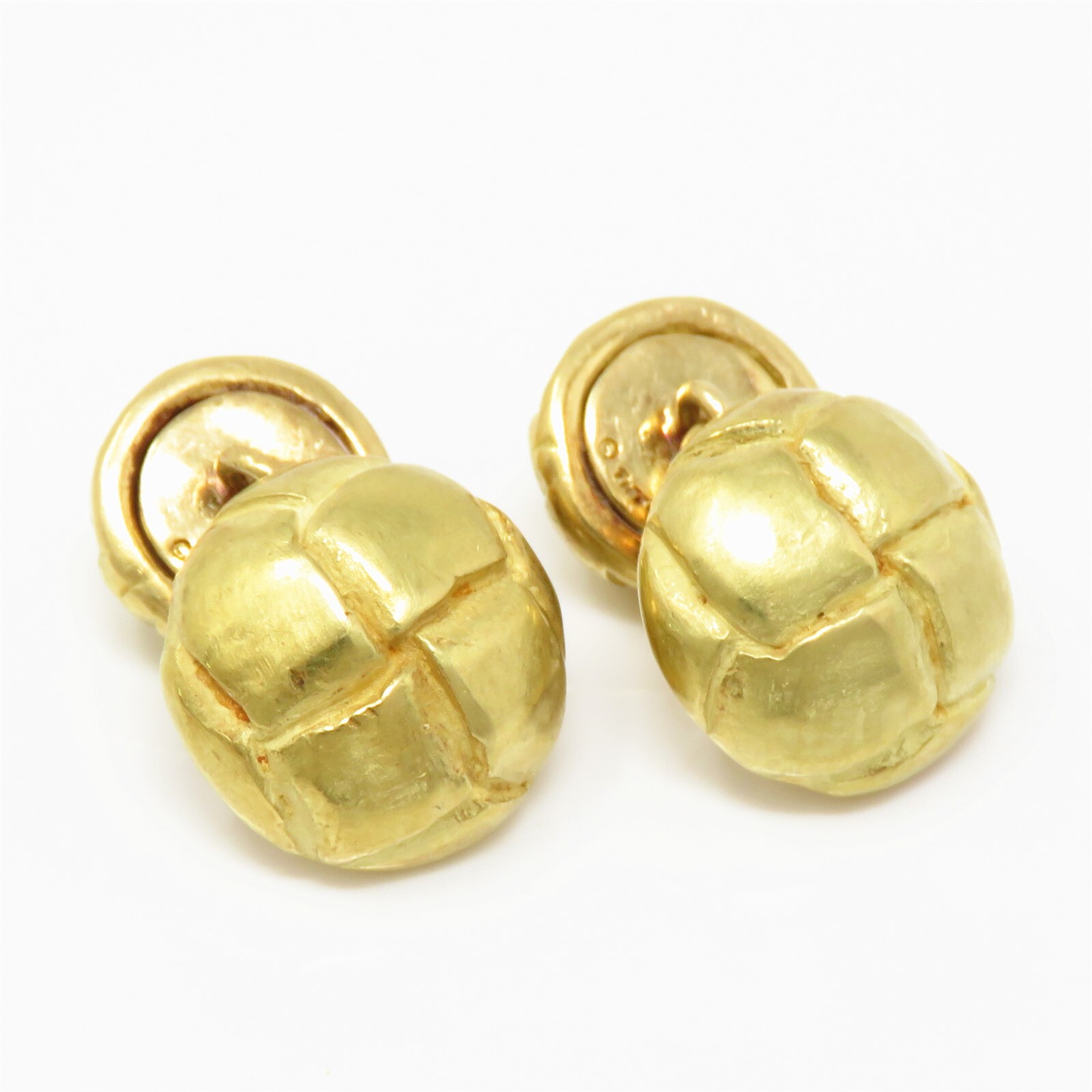 NYJEWEL Tiffany & Co. 18k Yellow Gold Cufflinks S… - image 2