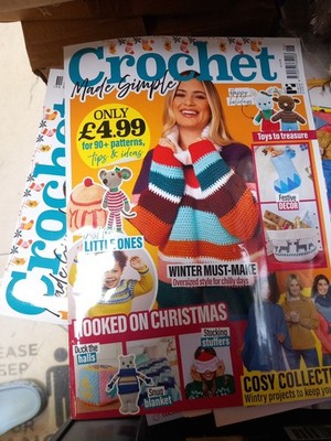 Crochet Made Simple,#6, 90+ Easy Patterns For Xmas,Gifts, Hats,Blankets,Toys