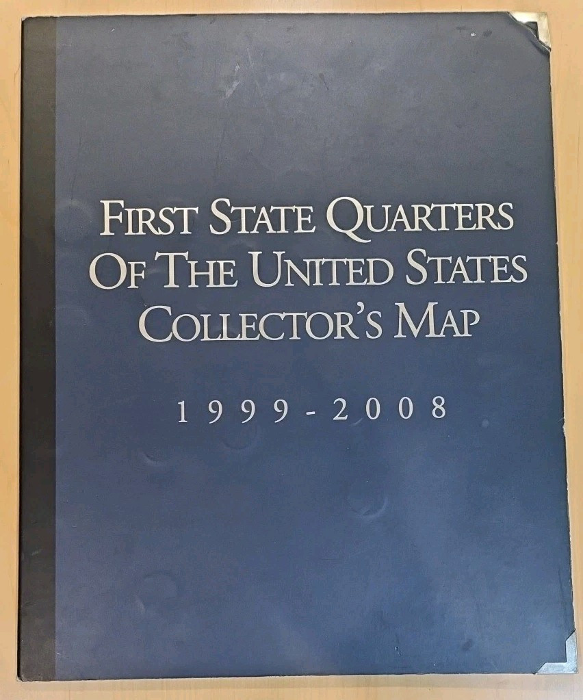 First State Quarters of The United States Collector's Map 1999