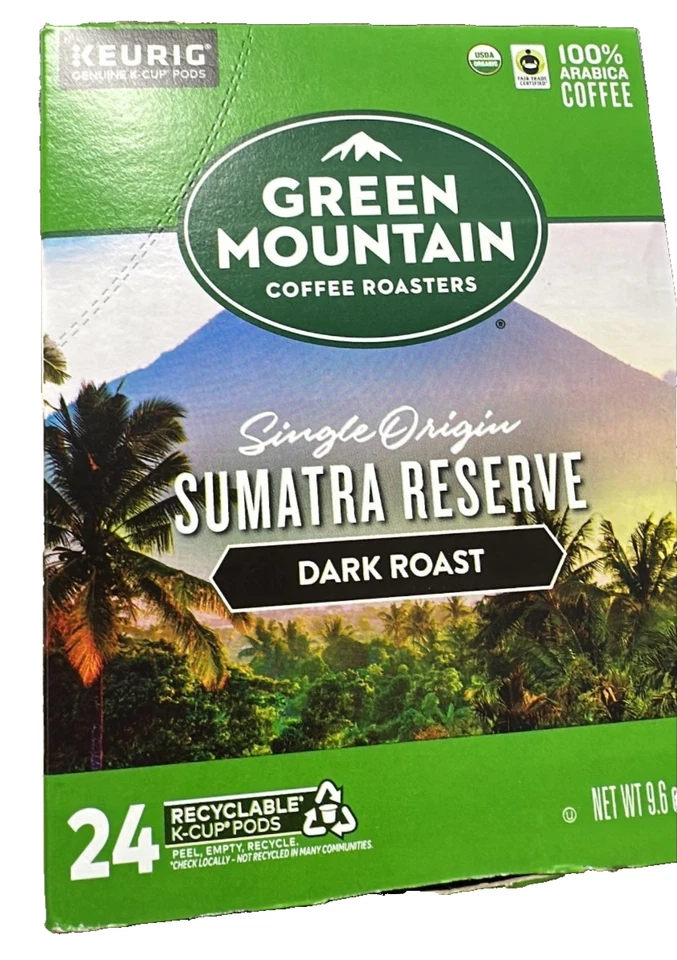 Green Mountain Coffee 4060 Organic Sumatran Extra Bold Fair K-Cups / Pods 24 ct - Image 3 of 4