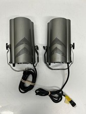 2 Vtg Chauvet Vue I Moonflower LED DJ Light 6-Channel DMX-512 Powers On As Is