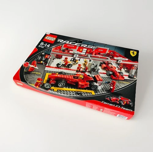 LEGO Racers / Speed Champions Set 8144 Ferrari Formula 1 Team Original Box | EOL 2006 RARE