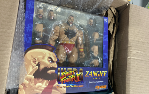 Street Fighter Zangief Capcom De Agostini Action Figure NEW RARE