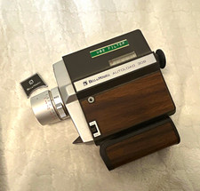 Bell Howell Autoload 308 Super 8 Zoom Reflex Camera Auto Exposure Woodgrain