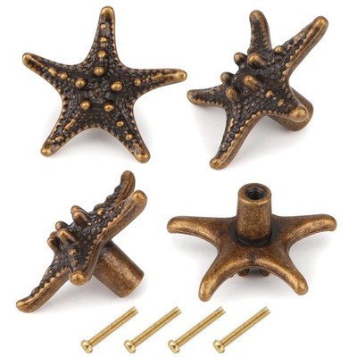 Brosay Starfish Knobs Coastal Cabinet Knob and Pulls Beach Cabinet Pulls Ocea...
