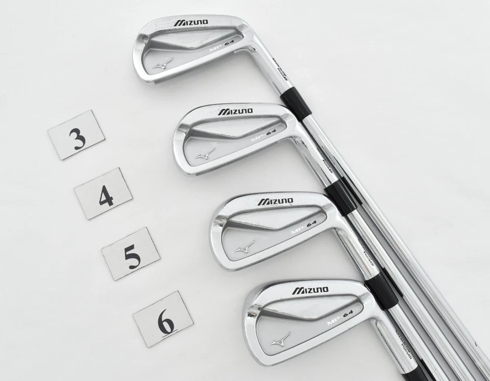 8pcs Mizuno MP-64 Forged Iron Set 3-4-5-6-7-8-9-P PW RH DG X100 Golf Club - Image 4 of 4
