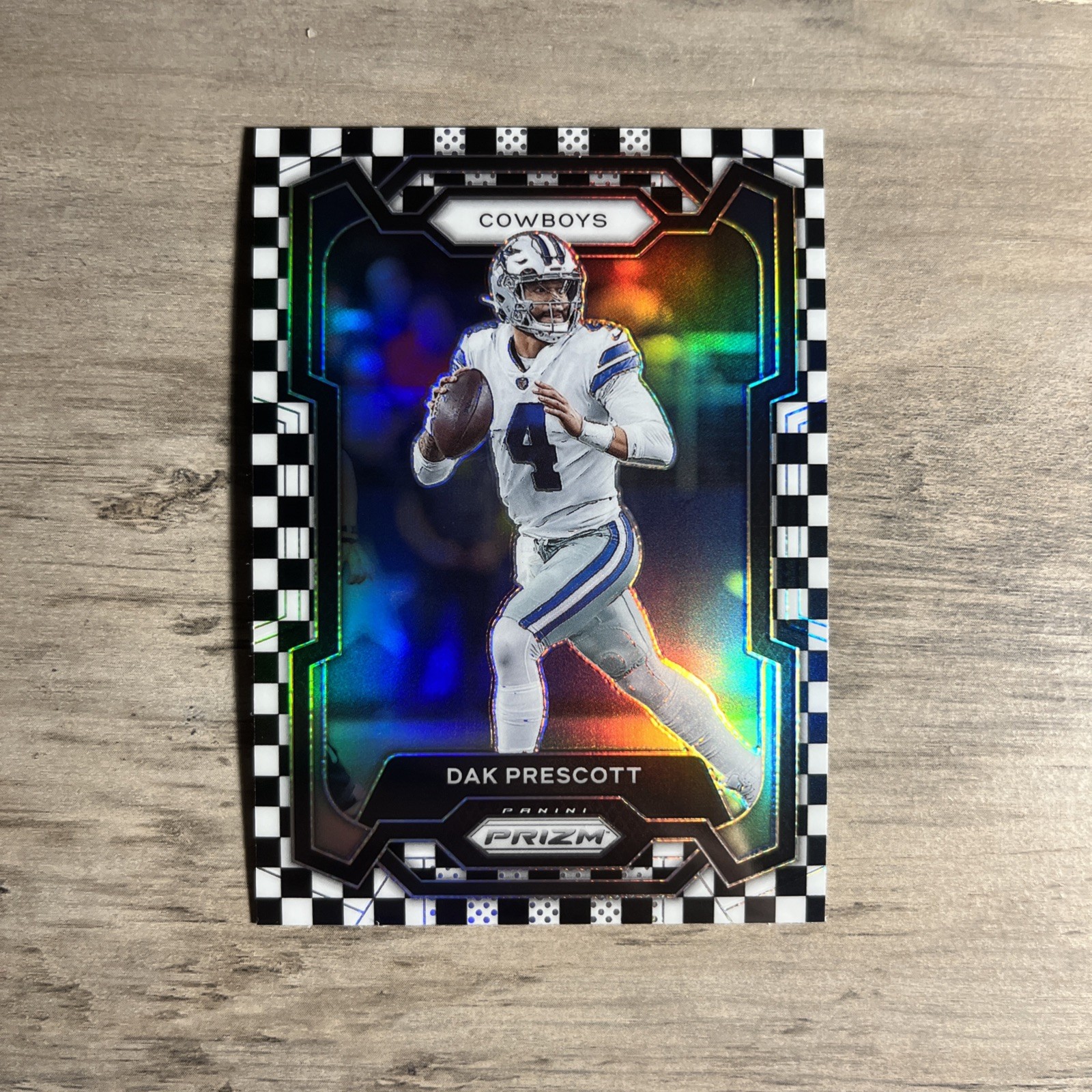 Dak Prescott - 2024 Panini Prizm Black & White Checkerboard #73 - Cowboys