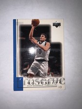 2000-01 UPPER DECK RESERVE BASKETBALL CARD WALLY SZCZERBIAK #49 TIMBERWOLVES NBA