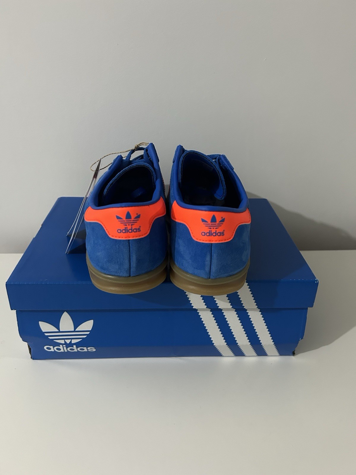 SAOLA Adidas Hamburg Bluebird Solar Orange & Gum 3’s UK 6 Nuove SPEDIZIONE VELOCE✅