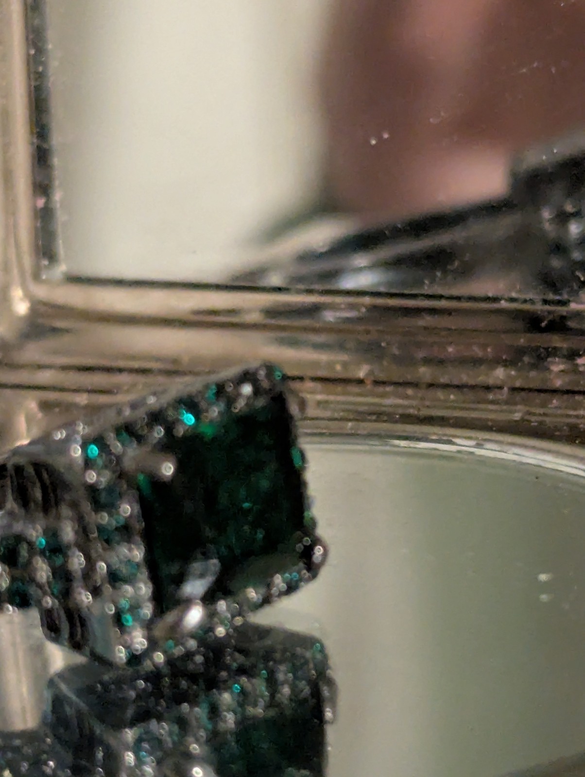 Green Rectangle Cut Ring - image 19