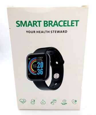 SMART BRACELET/WATCH, Health Steward, Steps Counter, Heart Rate, Charge W/USB