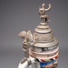 Antique German Imperial Military Regimental Reservist Porcelain Stein Lithopane — photo 10
