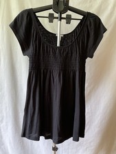 Old Navy Woman’s Shirt/dress Low Cut Neck Black Size M
