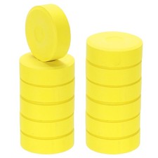12 Pcs Washable Tempera, 2.3"x0.7" Large Tempera Paint Cakes, Bright Yellow