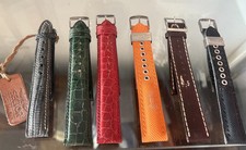 SECTOR cinturini orologi uomo pelle dimensioni come foto con fibbie 6 PEZZI