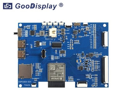 GoodDisplay ESP32E6-E01 WiFi&Blu E-Paper Dev Board für E Ink Spectra 6 Display