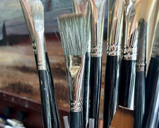 7PCS Face Painting Brushes Set Body Paint Synthetic Nylon Halloween Craft USANew