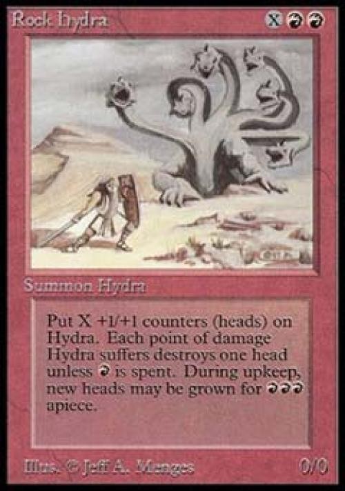 MTG English Rock Hydra Light Play Normal Beta