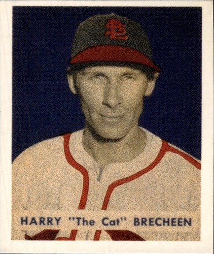 Harry Brecheen #158 1949 Bowman card