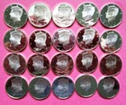 2004 S JOHN F. KENNEDY PROOF SILVER HALF DOLLARS, FULL ROLL OF 20. STUNNING.