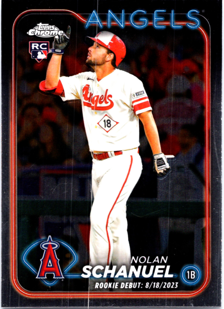 2024 Topps Chrome Update Series - Nolan Schanuel #USC68 (RC)